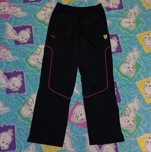 Ferrari Vintage Puma Racing Track Pants Scuderia Race Car
